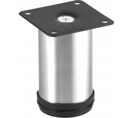 Ножка Tech-Krep металл, круглая, регулируемая, D50x80 мм, сталь - накл. 152149 