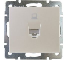 Компьютерная розетка LEZARD RAIN жемчужно-белый перламутр 703-3088-139 