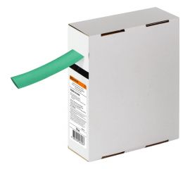 Термоусаживаемая трубка TDM ТУТнг 16/8 зеленая в коробке (10 м/упак) SQ0518-0440 