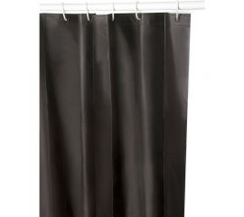 Штора для ванной Аквалиния Peva (черная) 1,8x2,0 PE1148E 