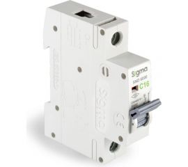 Автоматический выключатель Sigma Elektrik 1P C 16A 6kA 6SM116C 