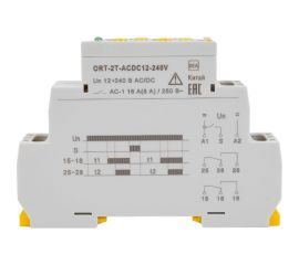 Реле времени IEK ORT 2 контакта, 12-240В, AC/DC ORT-2T-ACDC12-240V 