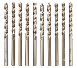Сверло по металлу Р6М5/М2 (10 шт; 1.0 мм; ц/х; вышлифованное Класс А1) WOLFSTAR da00208 