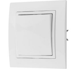 Выключатель Bylectrica 1-клавишная, скрытая установка, 10А, серия УЮТ, белый, С110-860 