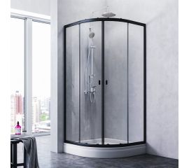 Душевое ограждение AM.PM X-Joy Twin Slide без поддона, 90x90, профиль черный W88G-205-090BT64 