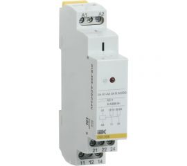 Промежуточное реле IEK OIR 2 контакта, 8А, 24В, AC/DC OIR-208-ACDC24V 