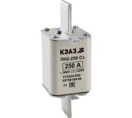 Плавкая вставка КЭАЗ ПН2 250 С 100А У3 120117 