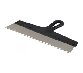 Зубчатый шпатель с антикоррозийным покрытием 350мм зуб 10х10мм Jettools 202-350/10 