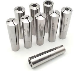 Комплект зажимных цанг Конус Морзе №3, 3/4/5/6/8/10/12/14/16 мм ТЕХНОРЕАЛ МА320050510 