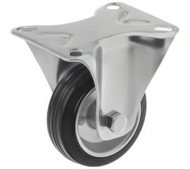Колесо промышленное усиленное 80 мм неповоротное с площадкой FRC 93 А5 1000478 