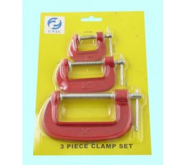 Набор слесарных G-образных струбцин CNIC LTG7000 1"", 2"", 3"", облегченные, 3 шт. 60027 