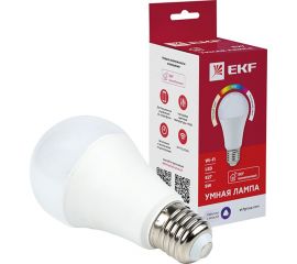 Умная LED лампа EKF HomeConnect 8W, WIFI, RGBW, E27 slwf-e27-rgbw 