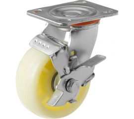 Колесо большегрузное нейлоновое 125 мм поворотное с площадкой SCdbn55 А5 1000232 