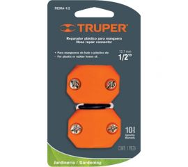 Пластиковый коннектор Truper для шланга 1/2" папа-мама REMA-1/2 12714 