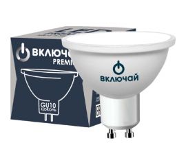Лампа Включай 11W GU10 4000K матовое стекло 220V LED PREMIUM MR16-11W-GU10-W 1199290 
