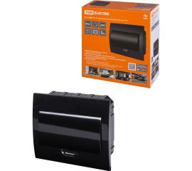 Встраиваемый бокс TDM ЩРВ-П-10 модулей, пластик, IP41, Антрацит SQ0902-1003 