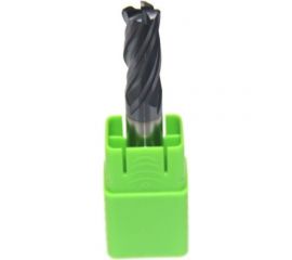 Фреза концевая монолитная твердосплавная радиусная 8х60 мм СпецТехИнструмент D8CR1.0L60T4AlTiNHRC60ASTI 