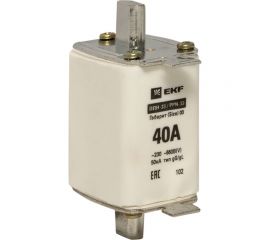 Плавкая вставка EKF ППН-33 160/40А габарит 00 fus-33/160/40 