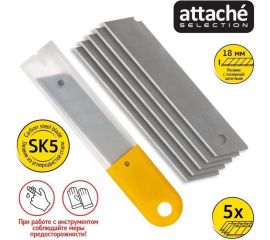 Лезвия сменные SX18S-10 18 мм, 10 шт, сегментированные Attache Selection 1432274 