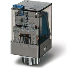 Универсальное реле Finder 3 перекидных контакта 10А; 230В AC; 11 штырьковый разъем 601382300020 