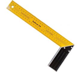 Столярный угольник BOHRER 500 мм, металлический 41210500 