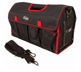 Сумка для инструментов COFRA с метал. фурнитурой, 425x200x260 мм, цвет красный/черный TC-4218WR 