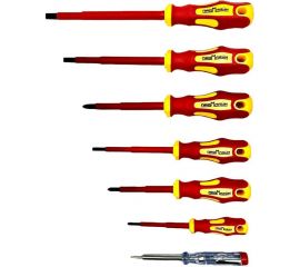 Набор диэлектрических отверток Промлайн до 1000В, 7 предметов, в скрутке ПЛ071210_z022 