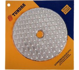 Круг шлифовальный алмазный гибкий для сухой шлифовки (100 мм; №3000) ТУНДРА 3594936 