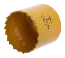 Коронка биметаллическая с дополнительной фиксацией 48 мм, M16 ТУНДРА 7351935 