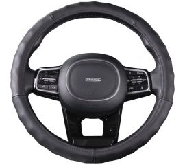 Оплетка SKYWAY Real-2 М, черная, натуральная кожа S01108003 