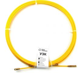 Протяжка для кабеля OlmiOn УЗК, мини, d=4,5 мм, L=100 м, в бухте, желтый СП-Б-4,5/100 