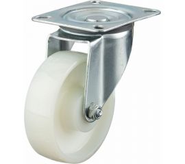 Колесо поворотное (100 мм; подшипник скольжения; грузоподъемность 250 кг; полиамид) СТЕЛЛА-ТЕХНИК N48100PNY 