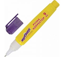 Ручка-корректор ЮНЛАНДИЯ 9 мл, металлический наконечник 228432 