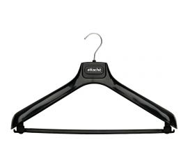 Вешалка-плечики для легкой одежды Attache, c040, пластик, черный, размер 50-52 1740061 