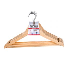 Вешалки-плечики BRABIX Стандарт комплект 5 шт 601160 