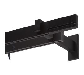 Двухрядный карниз Arttex Хай-тек черный, 200 см, Лайн А0000030035 