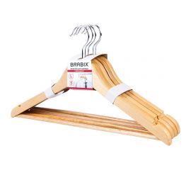 Вешалки-плечики BRABIX Стандарт комплект 5 шт 601159 