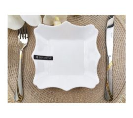 Салатник BONAFFINI квадро ТМ 21 см, белый BON111 СП473 