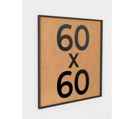 Фоторамка ООО Первое ателье Черная алюминиевая рамка 60x60 см Niel-2nm-60x60 