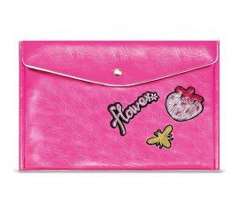 Папка для документов Феникс + 34.5x24 см, 1 отделение, металлизированная искусственная кожа, подкладка 48877 