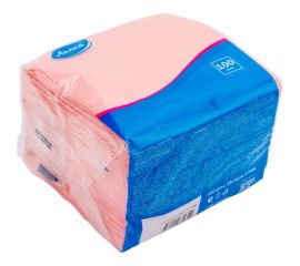 Бумажные салфетки Лилия 24x24, розовый, 1 слой, 100 листов 749 