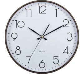 Круглые настенные часы Apeyron цвет графит, пластик, диаметр 36 см, бесшумные PL2207-345-2 