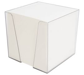 Кубарик РАНТИС прозрачный, тонированный, с белой бумагой, 9x9x9 см РПК03 