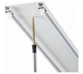 Профильный алюминиевый карниз Arttex Facile twin 240 см белый А0000031777 