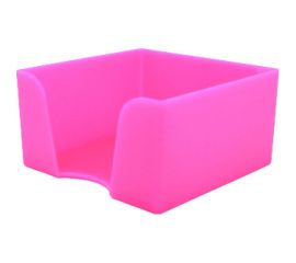 Пластбокс для бумажного блока ОСКОЛПЛАСТ 9х9х5 см, розовый 995-11 