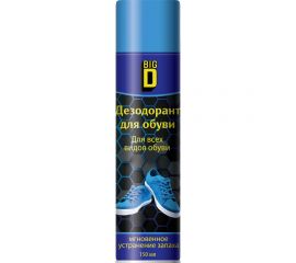 Дезодорант для обуви BIG D в аэрозольной упаковке 150 мл ABD201 