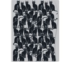 Папка-портфолио для документов Феникс + КОТЫ полипропилен, 31x23.5x1.5 см, 20 ПВХ файлов формата А4, УФ-печать 48304 