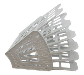 Веерный лоток Осколпласт 7-ти секционный, серый 2-07С 