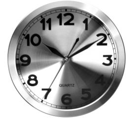 Настенные часы Apeyron, круг, металл, o25,1 см, бесшумные с плавным ходом, батарейка 1АА ML2207-191-1 