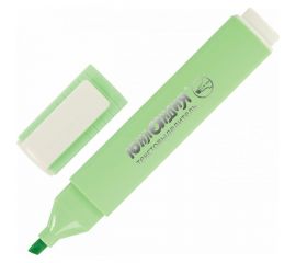 Текстовыделитель ЮНЛАНДИЯ COLORSTAR PASTEL, мята, линия 1-4 мм 151711 